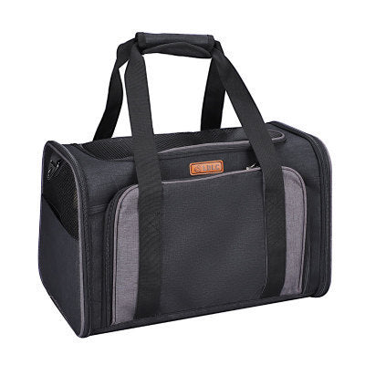 Expandable Pet Carrier Bag – Breathable & Travel-Friendly for Cats & Small Dogs