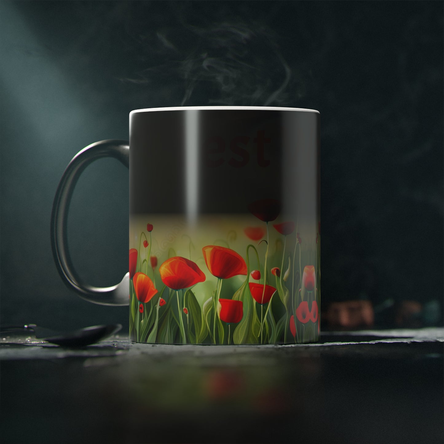 Lest We Forget Poppy Magic Mug