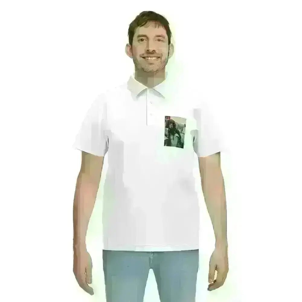 Men's Classic Fit Three - Button Short - Sleeve Polo Shirt - Lightweight 160g - EbOakE Creations