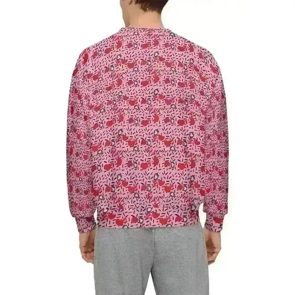 Men's Relaxed Fit Sweatshirt with Front Patch - Super Heavy 375g - EbOakE Creations