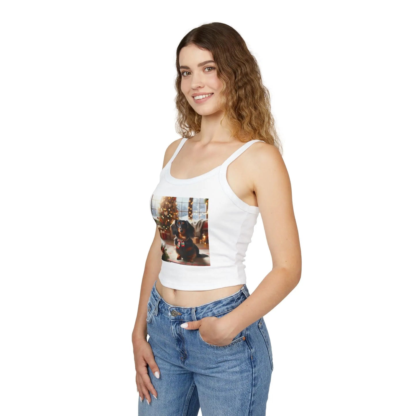 Women's Spaghetti Strap Tank Top Printify