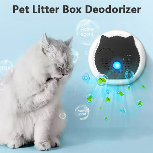 Pet Litter Box Deodoriser – Odour Eliminator & Air Purifier for Cats