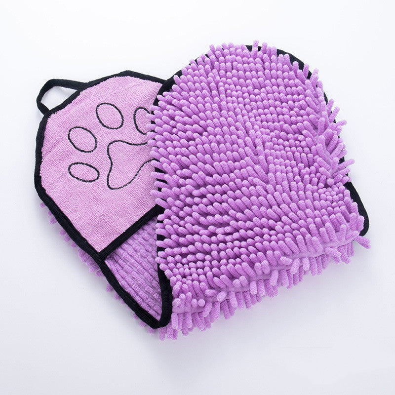 Super Absorbent Pet Bath Towel – Quick-Dry Microfibre Dog & Cat Drying Mat