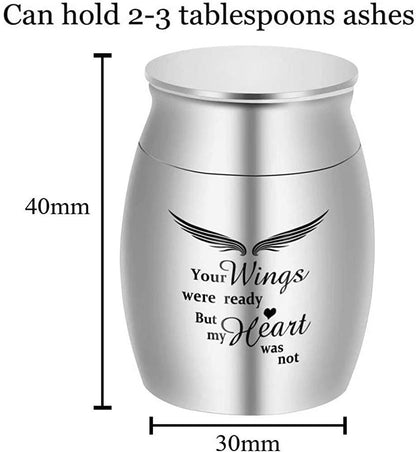 Personalised Stainless Steel Pet Memorial Urn – Keepsake for Cherished Companions