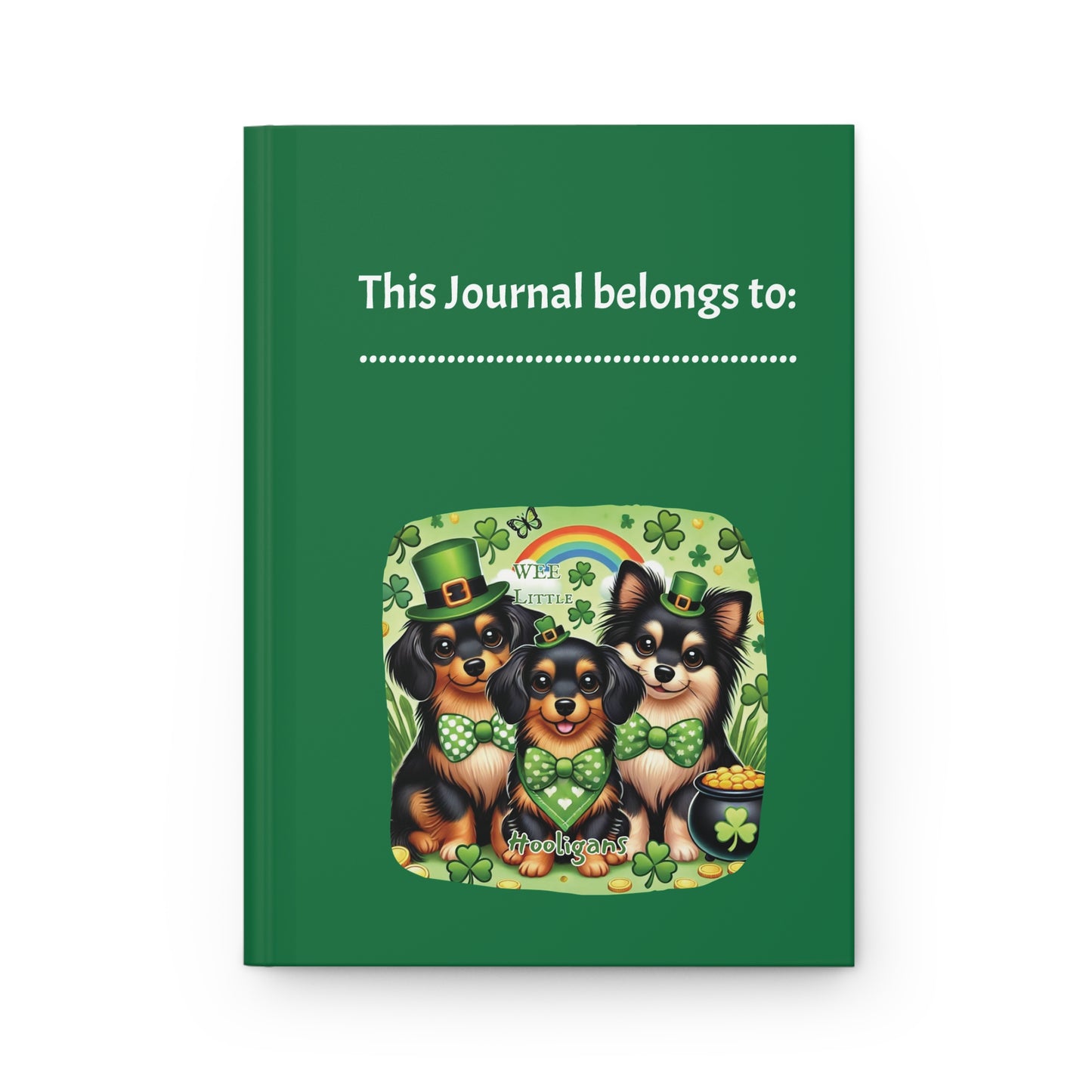 Wee Little Hooligans  -  St. Patrick's Day Hardcover Journal