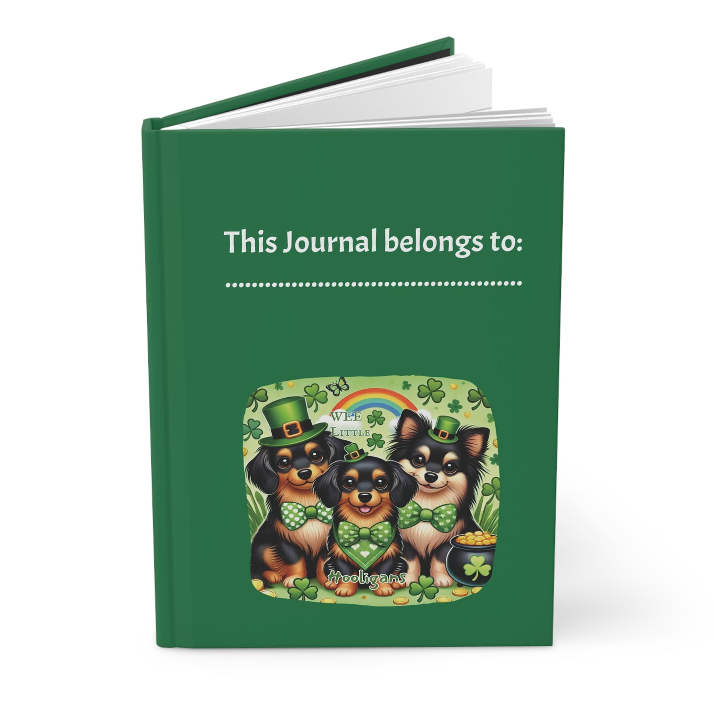 Wee Little Hooligans  -  St. Patrick's Day Hardcover Journal