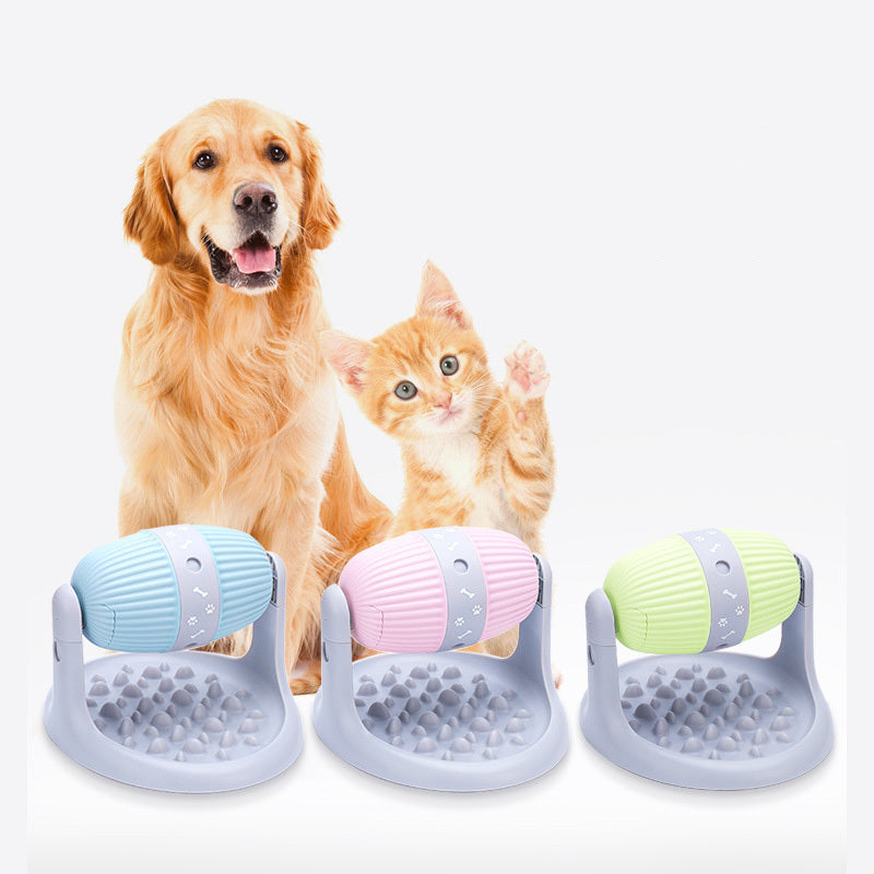 Interactive Slow Feeder Pet Bowl – Food Dispenser & Fun Play Toy