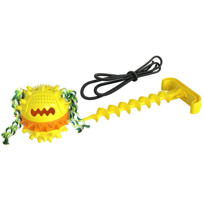 Dog Teething & Bite-Resistant Outdoor Rope Ball Toy