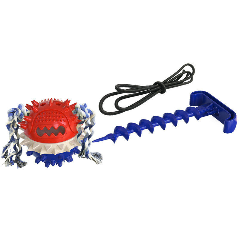 Dog Teething & Bite-Resistant Outdoor Rope Ball Toy