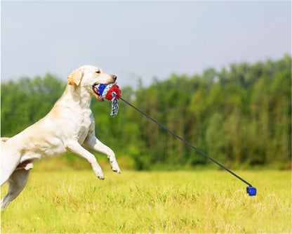 Dog Teething & Bite-Resistant Outdoor Rope Ball Toy