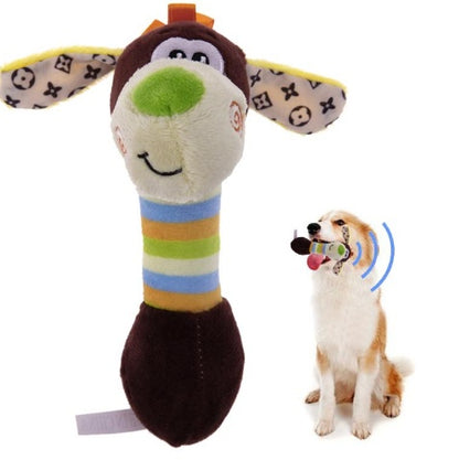 Plush Squeaky Chew Toy – Interactive Pet Toy for Dogs & Cats