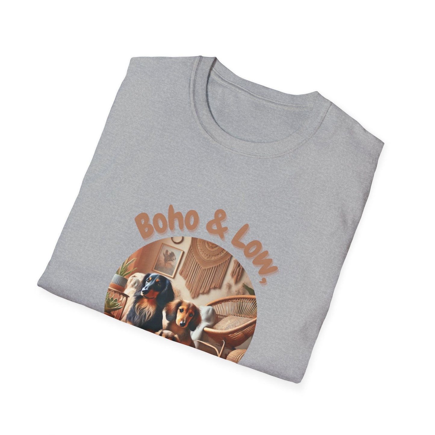 Boho & Low, Ready to Go! Unisex Softstyle T-Shirt Printify