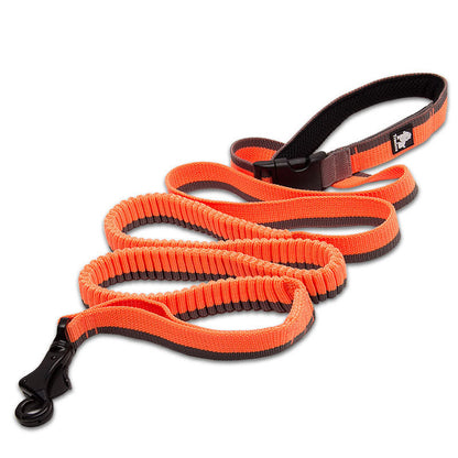 Hands-Free Running Dog Leash – Adjustable Bungee Waist Leash