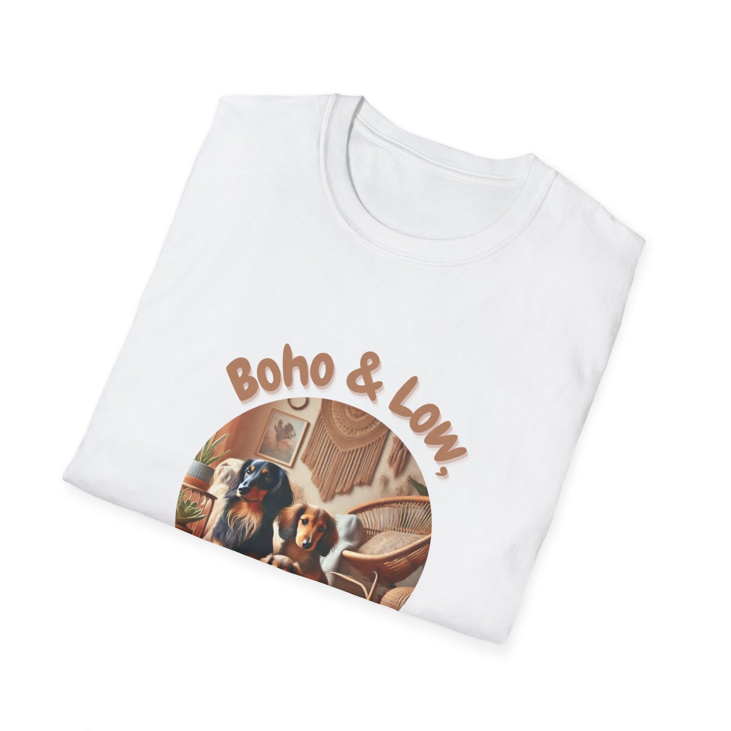 Boho & Low, Ready to Go! Unisex Softstyle T-Shirt Printify