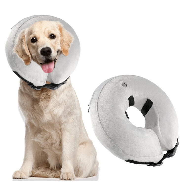 Soft Inflatable Recovery Pet Collar – Protective & Comfortable