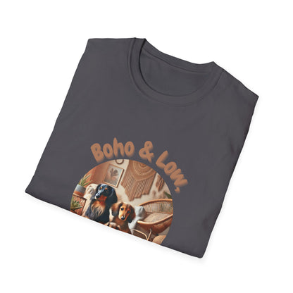 Boho & Low, Ready to Go! Unisex Softstyle T-Shirt Printify