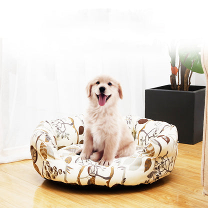 Soft & Cosy Indoor Pet Nest – Plush Cushion Dog & Cat Bed