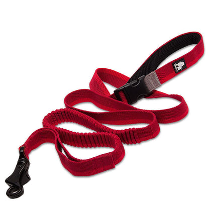 Hands-Free Running Dog Leash – Adjustable Bungee Waist Leash