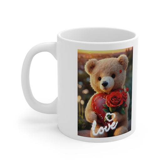 love teddy bear Ceramic Coffee Cups