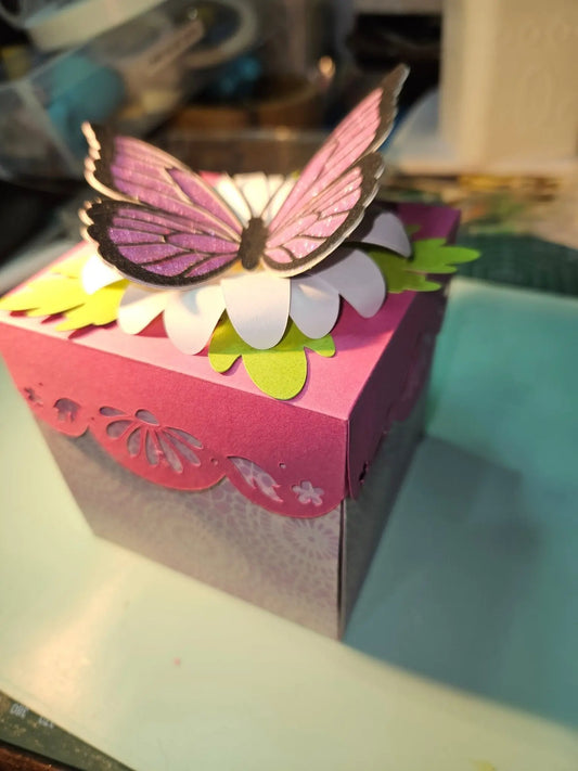 Butterfly Explosion Box Card