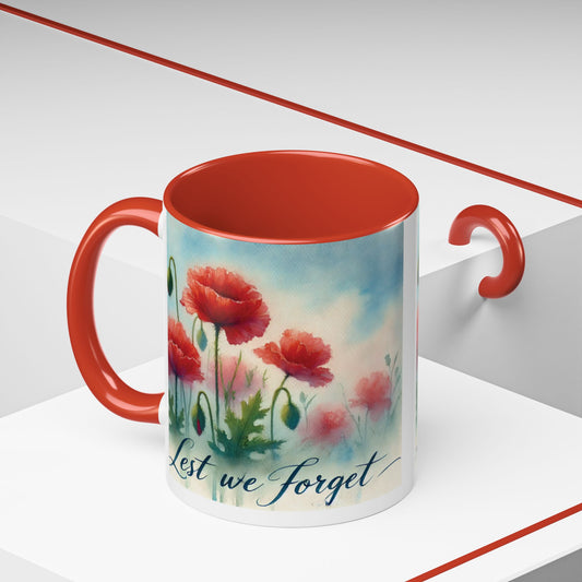 Lest We Forget Poppy Magic Mug