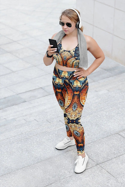 Empowerment Embrace Plus Size Leggings - Personalised Magic, Uniquely Yours - EbOakE Creations