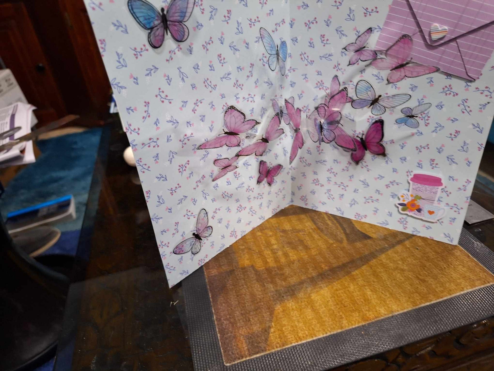 Butterfly 3D card EbOakE Creations