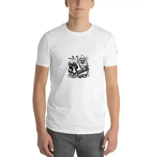 Nautical Pomeranian and Dachshund Short - Sleeve T - Shirt - EbOakE Creations