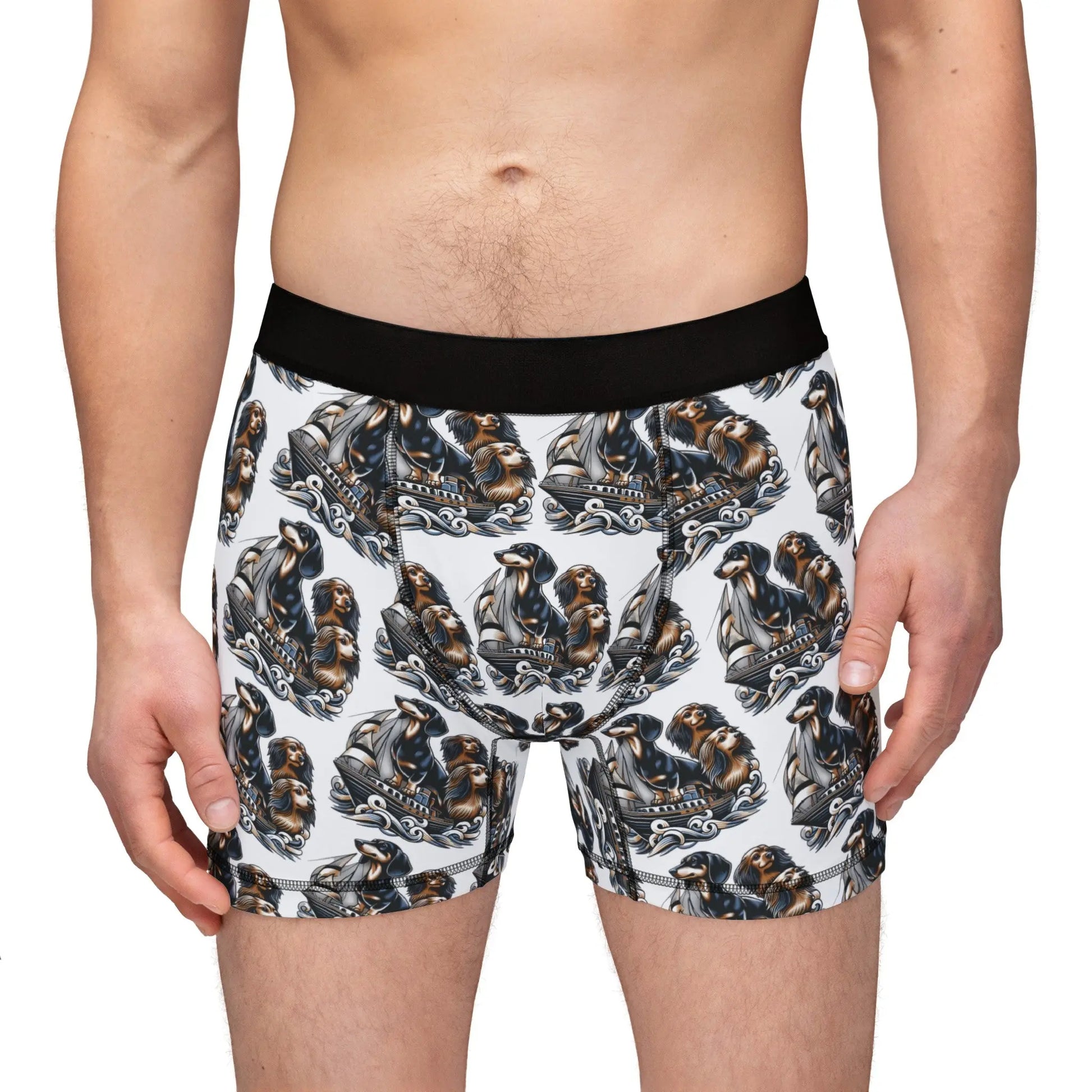 Sail TrioDax Men's Boxers (AOP) Printify