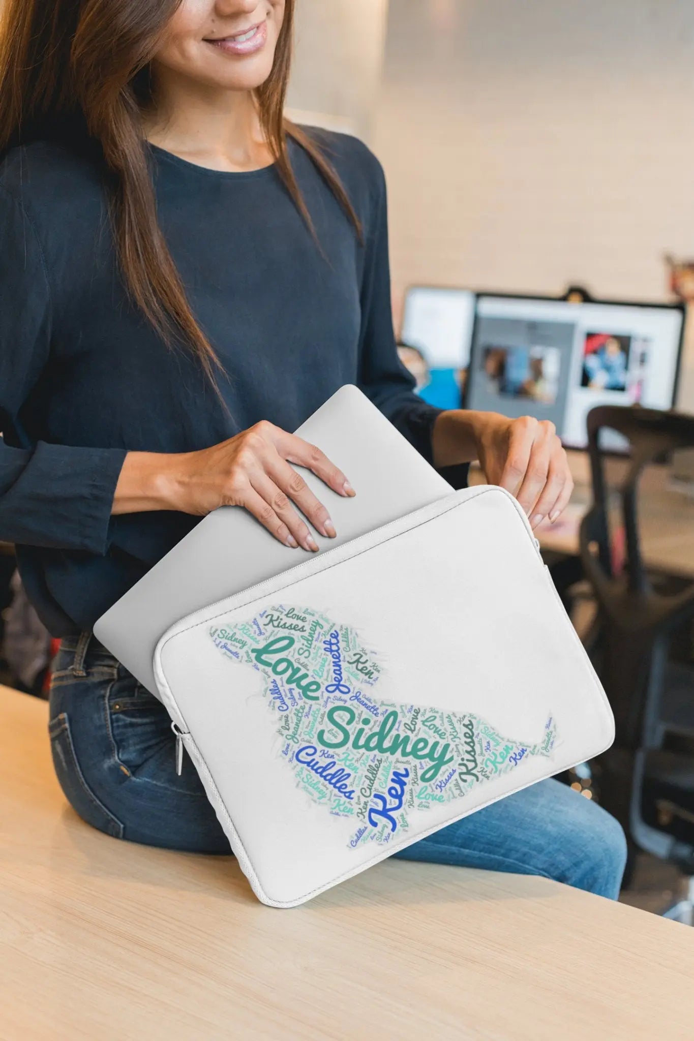 Stylish Safeguard: Customizable Laptop Sleeve by EbOakE Creations