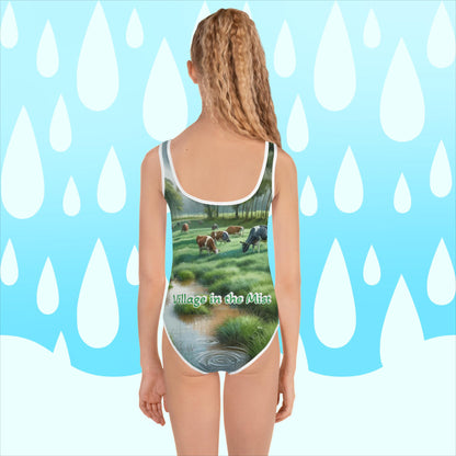 All - Over Print Kids Swimsuit - EbOakE Creations