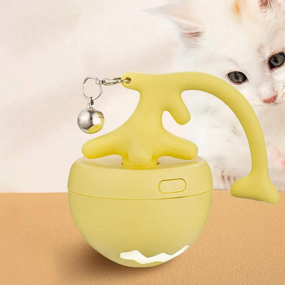 Smart Interactive Cat Toy Ball – USB Rechargeable Rolling Fun for Cats!