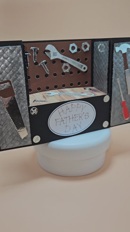 Tool Bench Father's Day Card