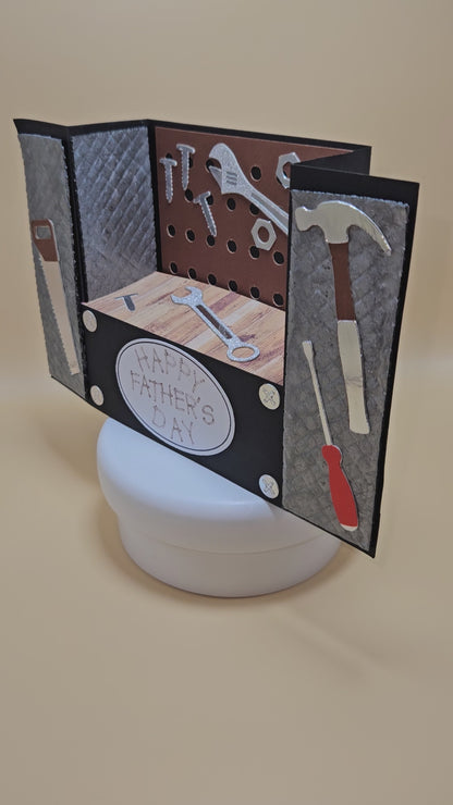 Tool Bench Father's Day Card