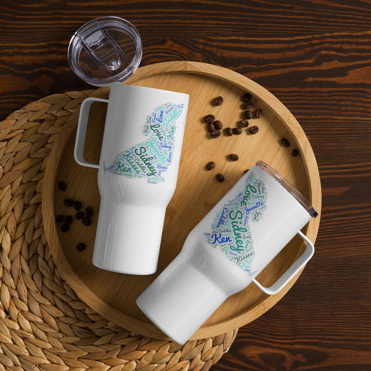 Elevated Adventure Travel Mug - Sleek, Secure - EbOakE Creations